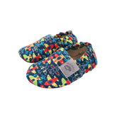 Otroški tekstilni copati Barefoot - Airplane