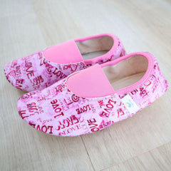 Šolski tekstilni copati Cool Roza