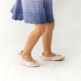 Šolski tekstilni copati Sweethearts - Roza