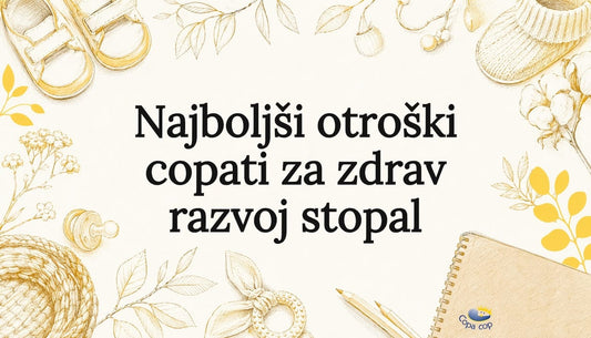 Ilustracija za okvir članka na temo otroških copat