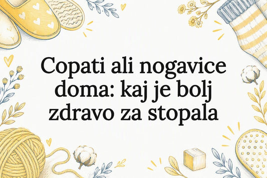 Okrasna risba copat in nogavic