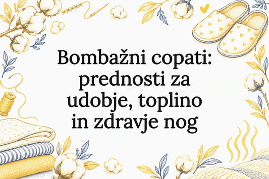 Ilustrirana naslovna grafika bombažnih copat