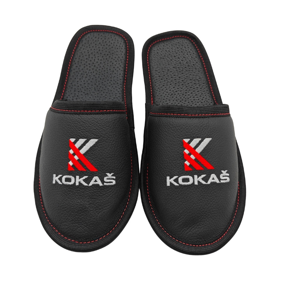 Personalizirani usnjeni copati z vezenjem Copa cop