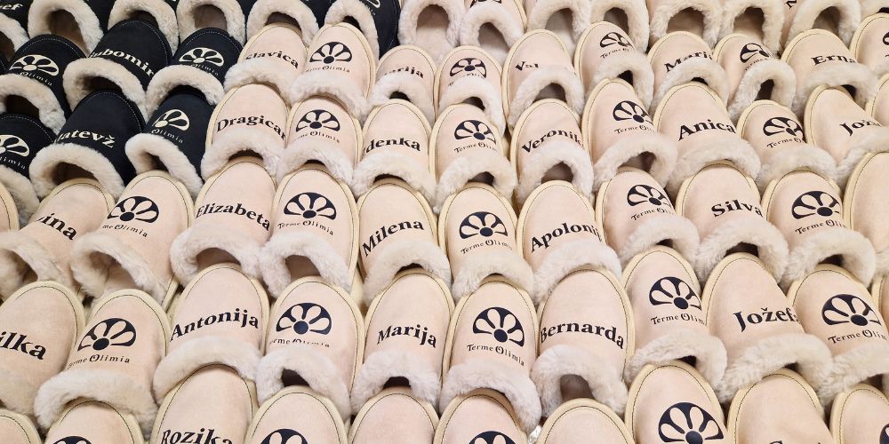 Personalizirani krzneni copati s potiskom Copa cop